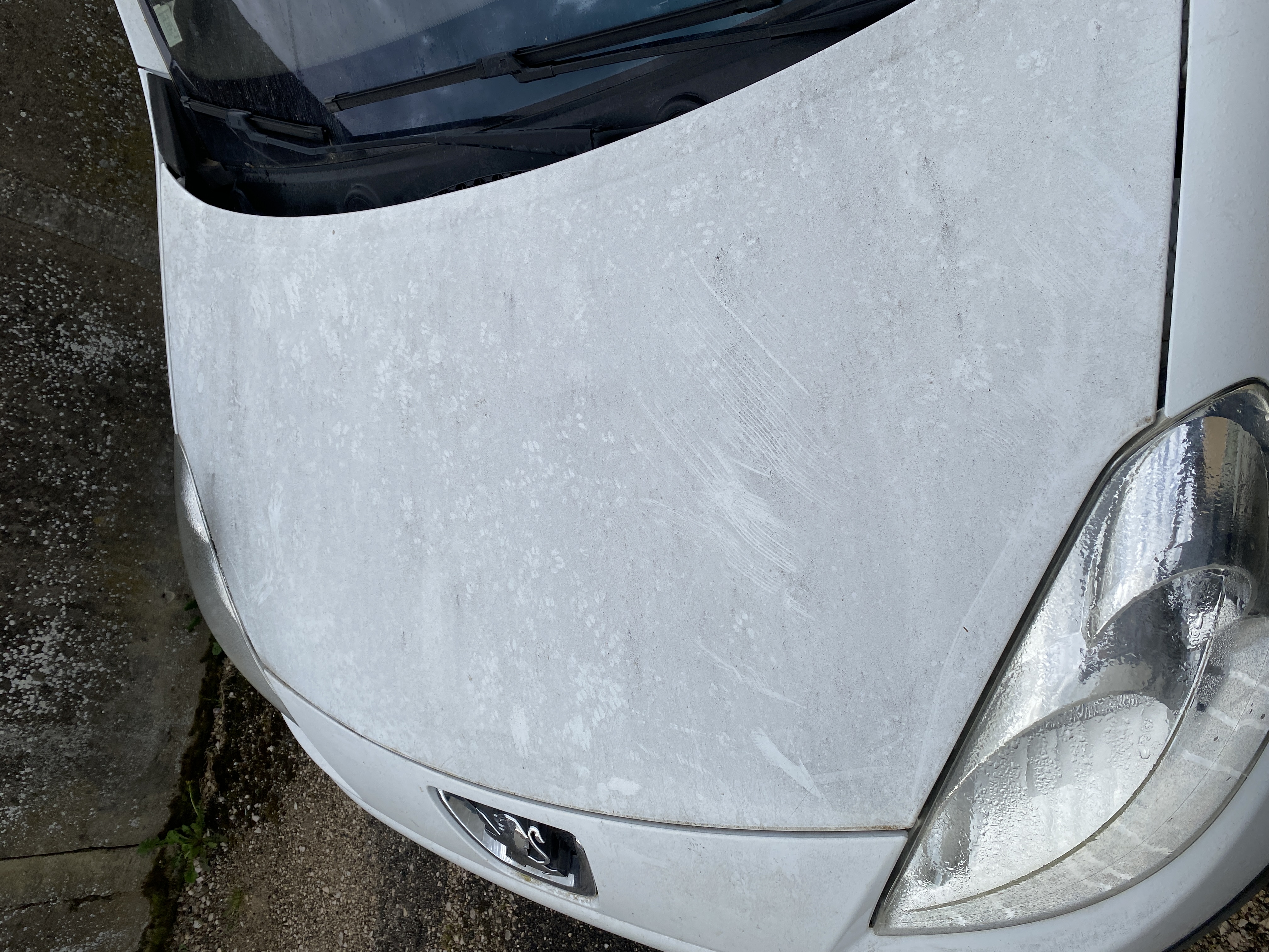 Avant nettoyage carrosserie voiture Nuits-Saint-Georges